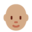 person, medium skin tone, bald